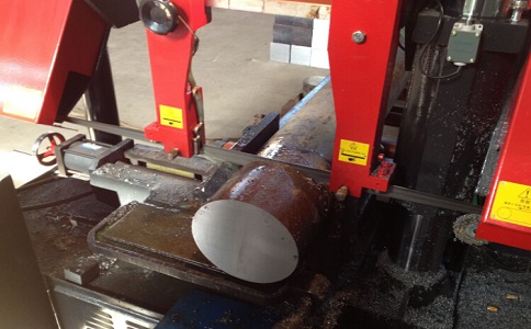 色达卧式带锯床加工时出现明显振荡如何排查？